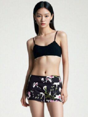 Machele, Mirrored Tropics Printed Short by Ted Baker